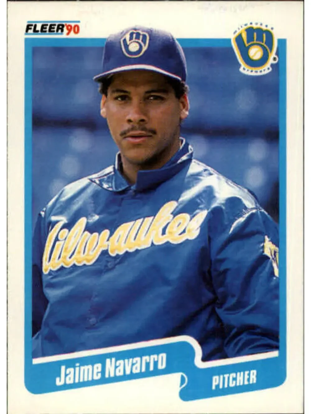 1990 Jaime Navarro Fleer Baseball Card #331